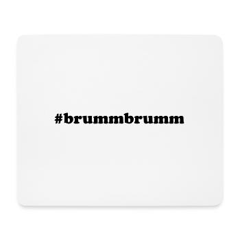 brummbrumm - Mousepad (Querformat) - Weiß - Vorne