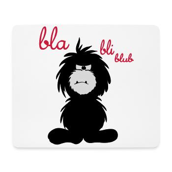 Monster Smuffel bla bli blub - Mousepad (Querformat) - Weiß - Vorne