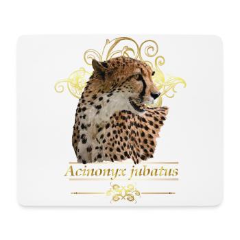cheetah - Mouse Pad (horizontal) - white - Front