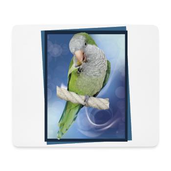 Argentine Parakeet - Mouse Pad (horizontal) - white - Front