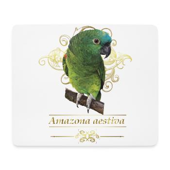 The blue-fronted amazon - Mouse Pad (horizontal) - white - Front