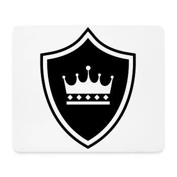 Krone Wappen - Mousepad (Querformat) - Weiß - Vorne