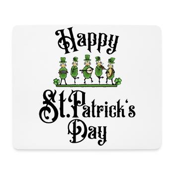 Groupe folklorique de musique de la Saint-Patrick - Tapis de souris (format paysage) - blanc - Devant