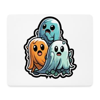Sugary Ghost Trio Halloween Ghosts - Mouse Pad (horizontal) - white - Front