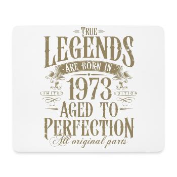 Né en 1973 Cadeau d’anniversaire Legends - Tapis de souris (format paysage) - blanc - Devant