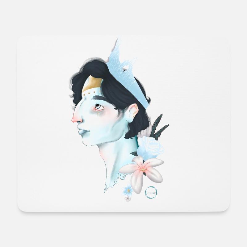 Ice Prinz (Ise) - Mousepad (Querformat) - Weiß