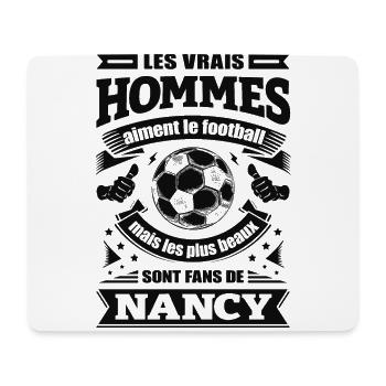 LES VRAIS HOMMES SONT FANS DE NANCY - Tapis de souris (format paysage) - blanc - Devant