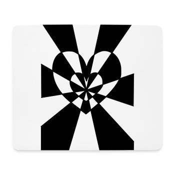 Heart's ray - Mouse Pad (horizontal) - white - Front