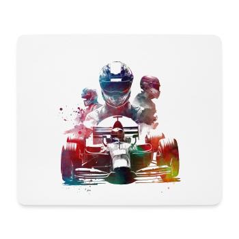 Formule #racing #sport - Tapis de souris (format paysage) - blanc - Devant