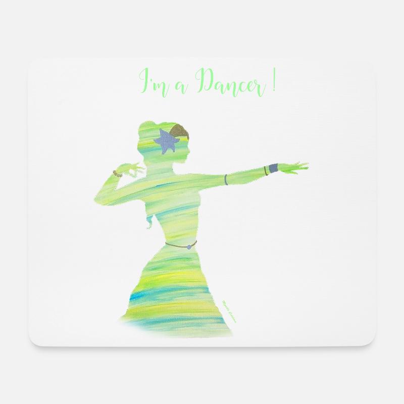 Tanz - Mousepad (Querformat) - Weiß