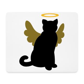 Angel cat - Chat ange - angel cat - Mouse Pad (horizontal) - white - Front