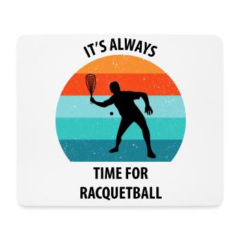 Racqueetball - Mouse Pad (horizontal) - white - Front