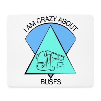 Bus Bus Driver School Bus Bus Bus Bus Driver - Mouse Pad (horizontal) - white - Front