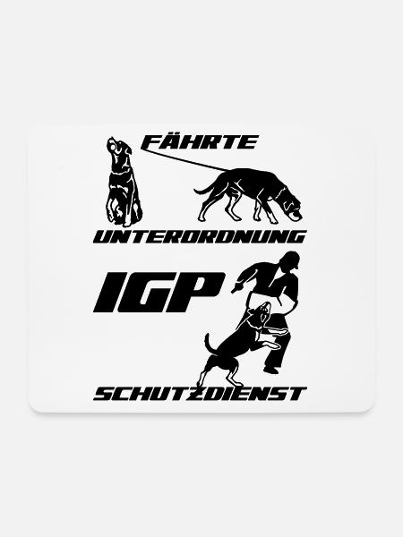 IGP Edition 2022 Rottweiler - Mousepad (Querformat) - Weiß