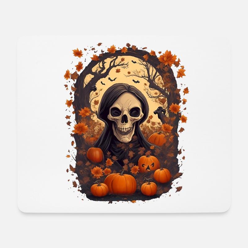Spooky Man Halloween - Mouse Pad (horizontal) - white