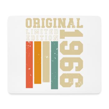 Jahrgang 1966 geboren Vintage Retro Geburtstag - Mousepad (Querformat) - Weiß - Vorne