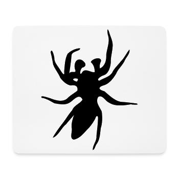 Spider - Mousepad (Querformat) - Weiß - Vorne