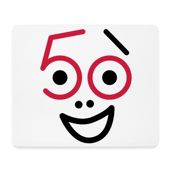 50 ans et toujours frais! - Tapis de souris (format paysage) - blanc - Devant