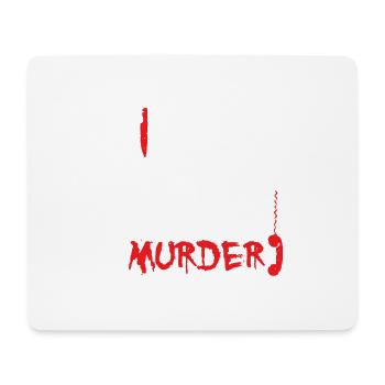 Halloween T Shirt - Mouse Pad (horizontal) - white - Front