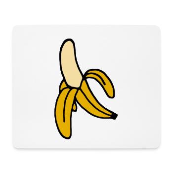 banane - Tapis de souris (format paysage) - blanc - Devant
