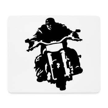 biker - Mouse Pad (horizontal) - white - Front