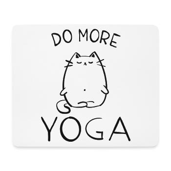 Yoga - Mousepad (Querformat) - Weiß - Vorne