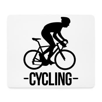cycling - Mouse Pad (horizontal) - white - Front
