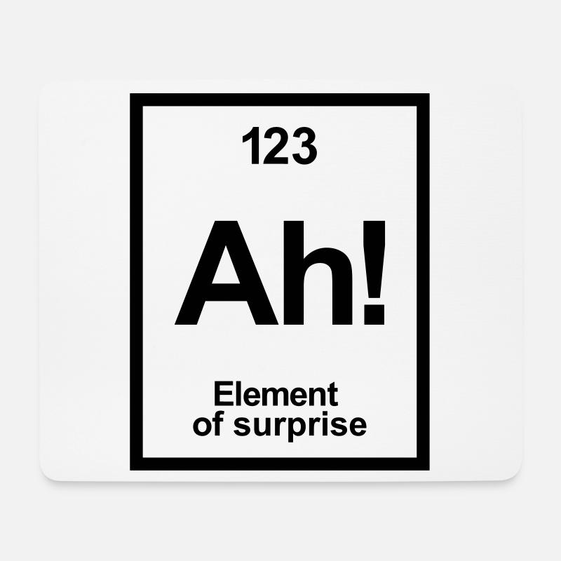 periodic table - Mouse Pad (horizontal) - white