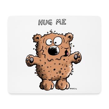 Hug Me Ous - Tapis de souris (format paysage) - blanc - Devant