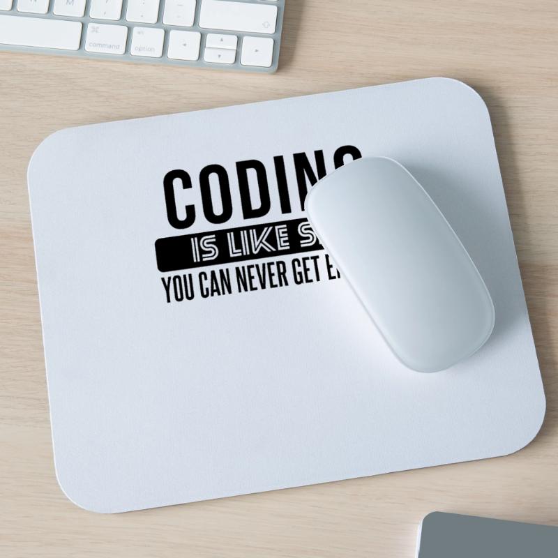 Coding Statement – Provocative Developer Design Mouse Pad (horizontal)