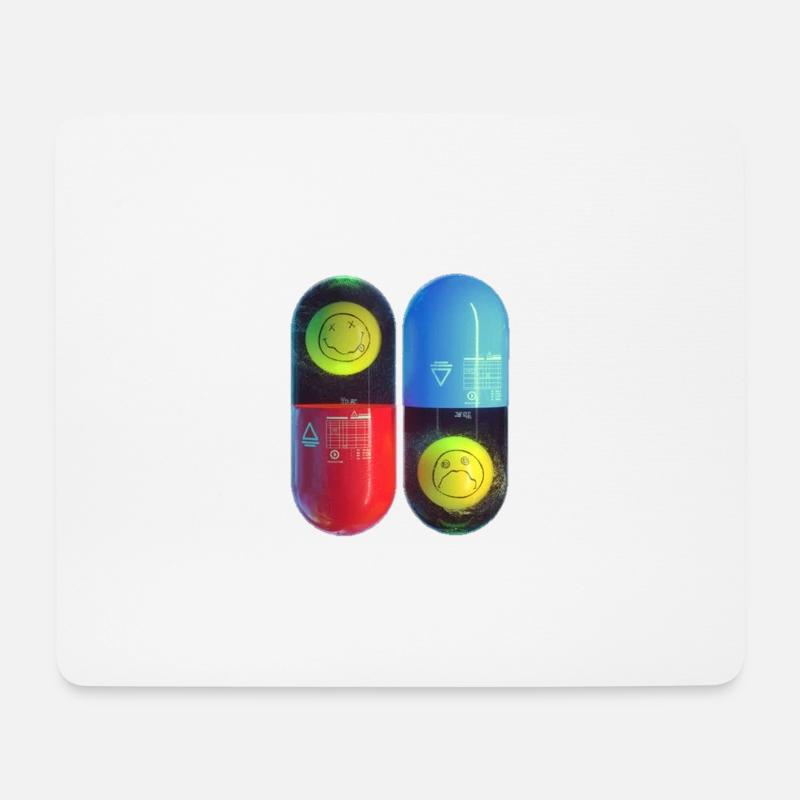 Matrix Nirvana - Mousepad (Querformat) - Weiß