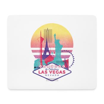 Las Vegas - Tapis de souris (format paysage) - blanc - Devant