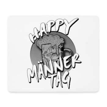 Happy Men's Day Beer - Mouse Pad (horizontal) - white - Front