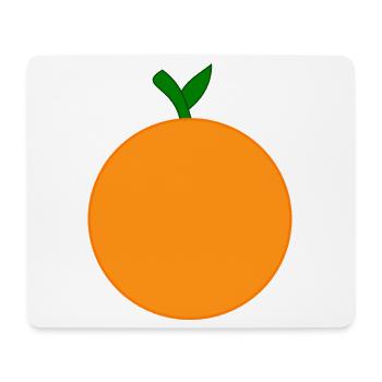 Orangen Frucht Früchte Kostüm Fasching Karneval - Mousepad (Querformat) - Weiß - Vorne