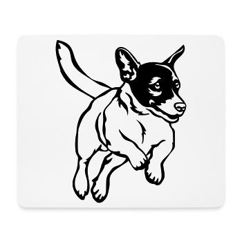 Jack Russell Terrier - Mouse Pad (horizontal) - white - Front