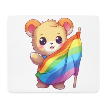 Love is a Bear Necessity - Mouse Pad (horizontal) - white - Front