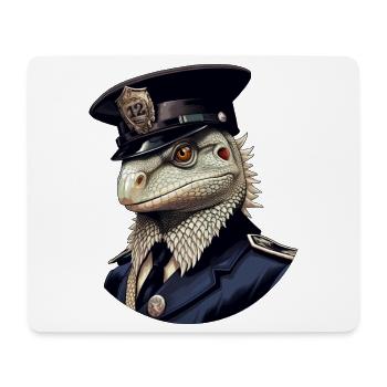 Police Lizards - Mouse Pad (horizontal) - white - Front