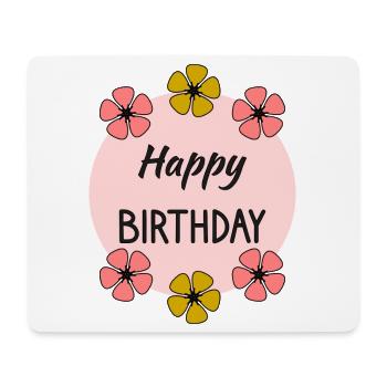 ALLES GUTE ZUM GEBURTSTAG. ALLES GUTE ZUM GEBURTSTAG. JAHRESTAG. - Mousepad (Querformat) - Weiß - Vorne
