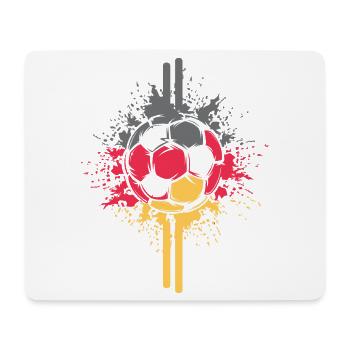 Soccer Germany Jersey Ball Explosion Logo - Mouse Pad (horizontal) - white - Front