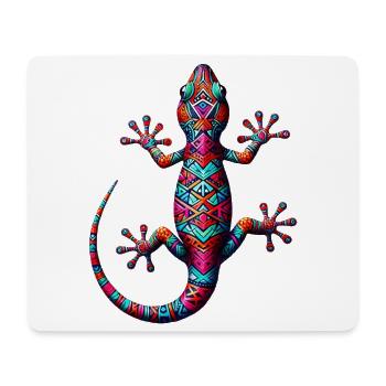 Gecko - Tapis de souris (format paysage) - blanc - Devant