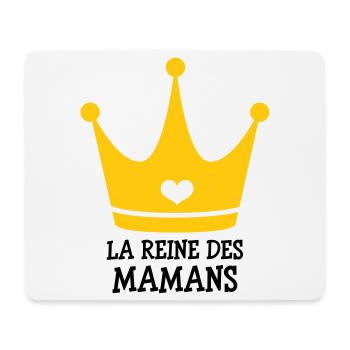 La Reine des Mamans - Fête des Mères - Tapis de souris (format paysage) - blanc - Devant