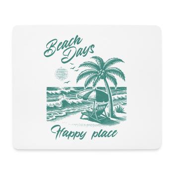 Paradise – Tropical Escape - Mousepad (Querformat) - Weiß - Vorne