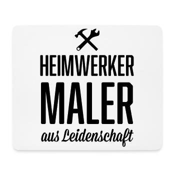 Heimwerker Maler - Mousepad (Querformat) - Weiß - Vorne