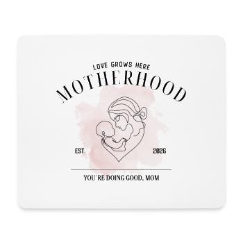 Motherhood EST 2026 – You’re Doing Good Mom - Mousepad (Querformat) - Weiß - Vorne