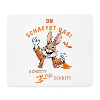 Canrots de motivation aux carottes - Tapis de souris (format paysage) - blanc - Devant