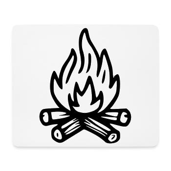 Campfires - Mouse Pad (horizontal) - white - Front
