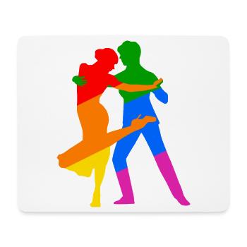 Gay Tango Argentino - Mousepad (Querformat) - Weiß - Vorne