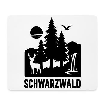 schwarzwald - Mousepad (Querformat) - Weiß - Vorne