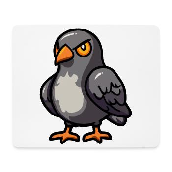Taube Vogel Halloween Comic Lustig - Mousepad (Querformat) - Weiß - Vorne