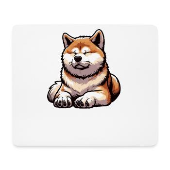Parlez à la patte Akita Akitabesitzer Akitahund - Tapis de souris (format paysage) - blanc - Devant